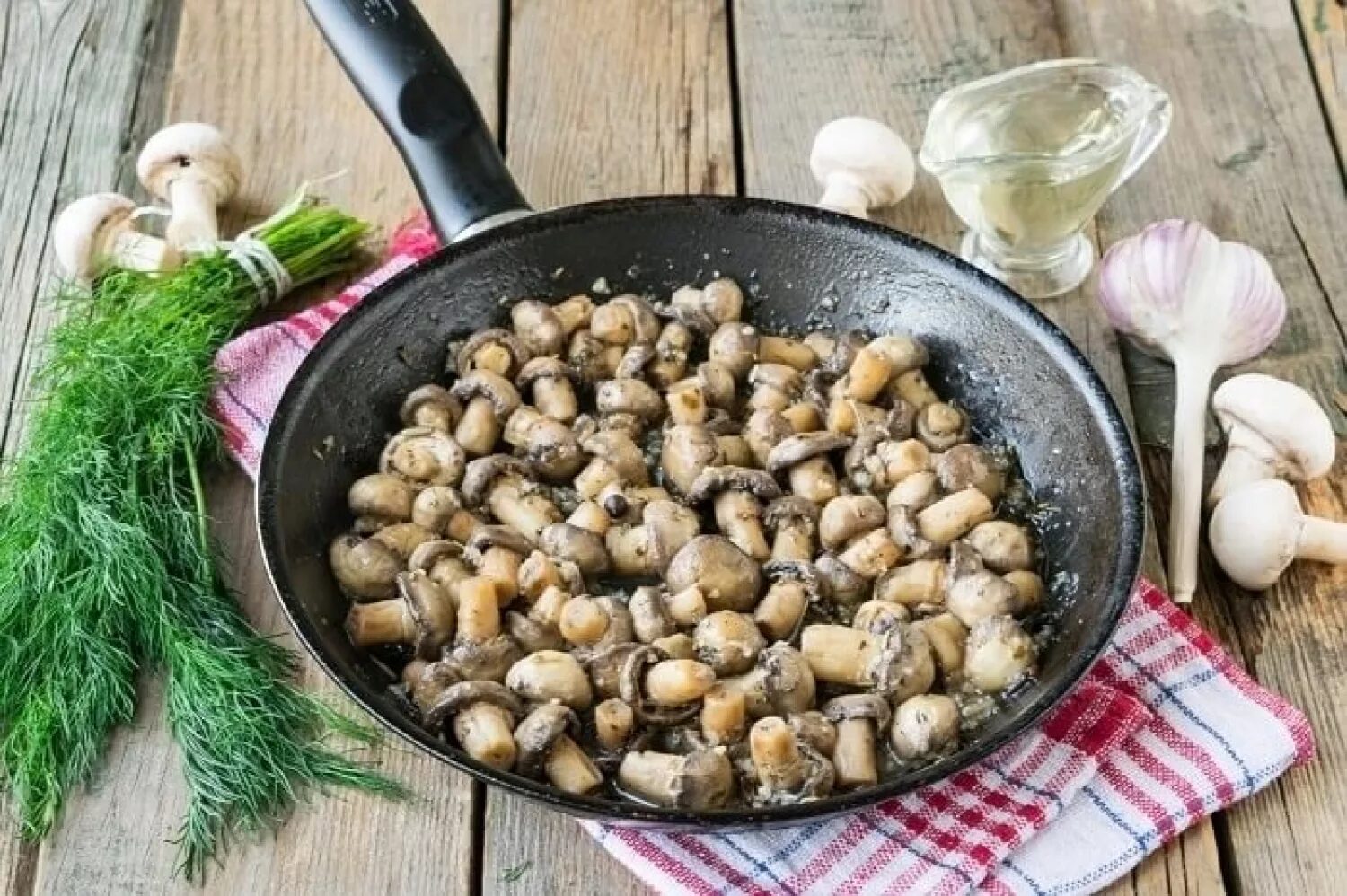 Приготовление шампиньонов с фото Quick Pickled Mushrooms