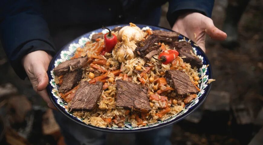 Приготовление узбекского плова в казане фото Плов из баранины в казане