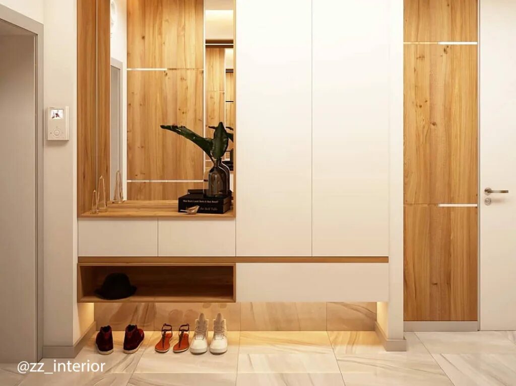 Прихожая 2 на 3 варианты интерьера Practical Tips For a Small Hallway - read news in the field of design and renova