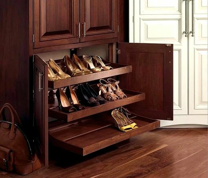 Прихожая хранение обуви фото Полка для обуви своими руками Shoe storage design, Wooden shoe storage, Wooden s