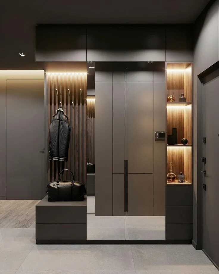 Прихожая интерьер в современном стиле 2024 Pin on Zlatko Coridor Modern hallway design, Cupboard design, Foyer design