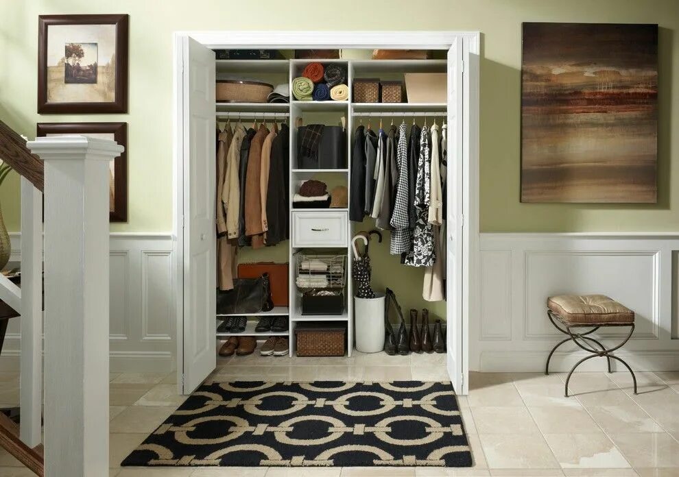 Прихожая кладовка фото http://memorabledecor.com/wp-content/uploads/2018/01/orlando-coat-closet-organiz