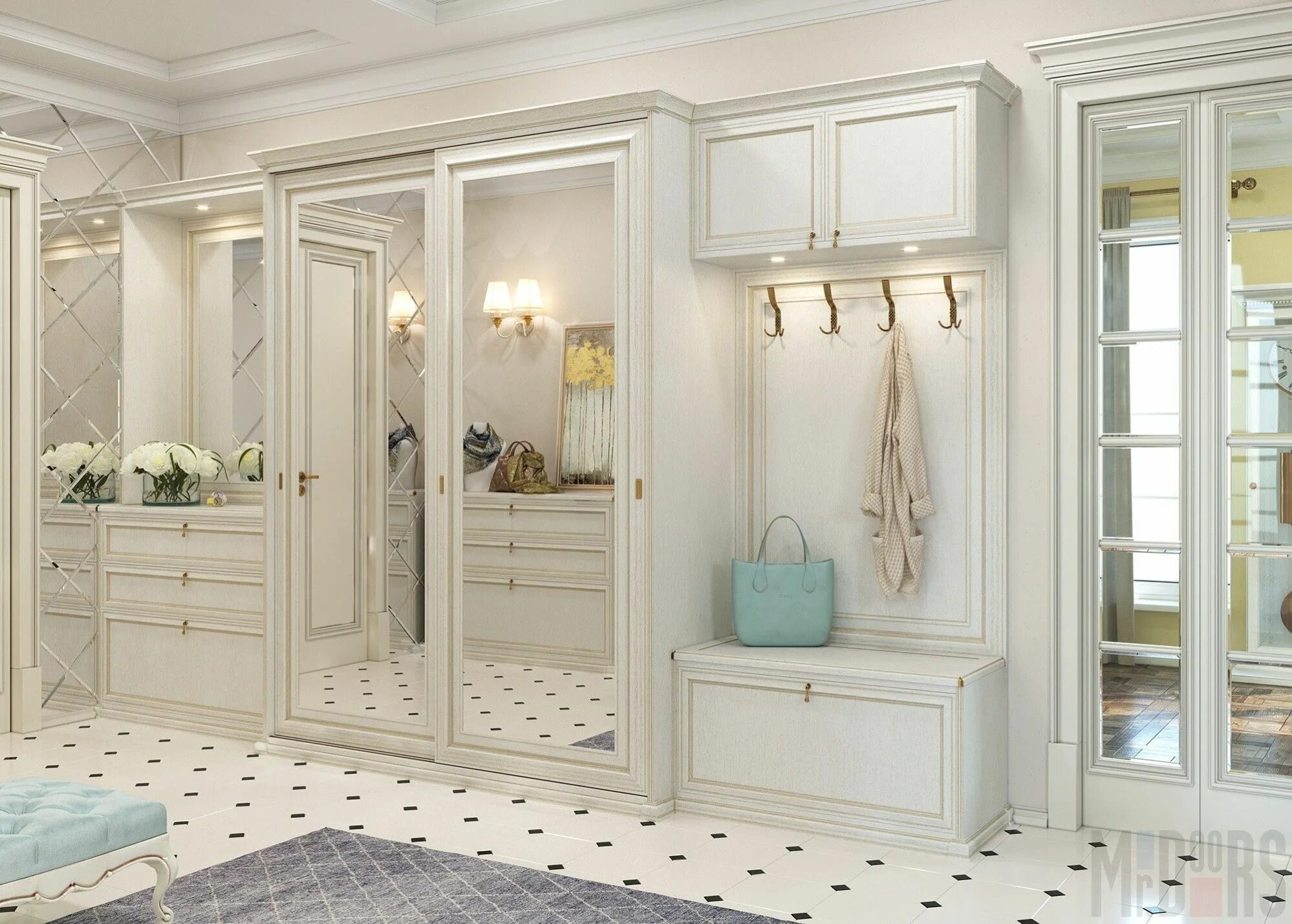 Прихожая классика фото Pin by Ирина on Дизайн Home room design, Home, Dressing room design