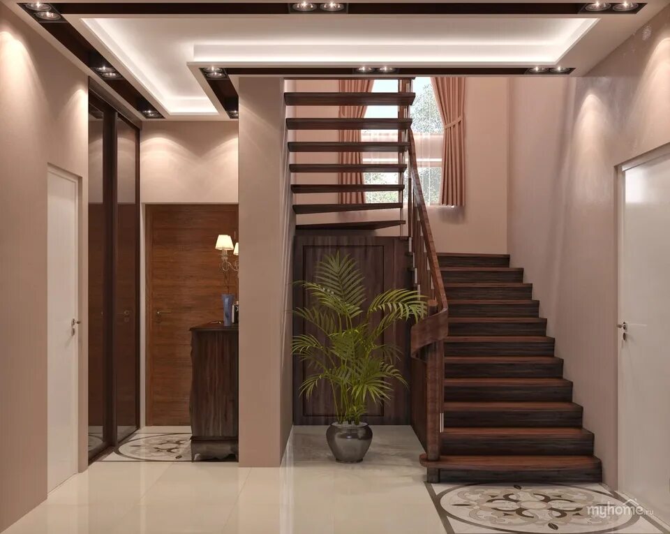 Прихожая на втором этаже фото Hallway design on the second floor (58 Photos)