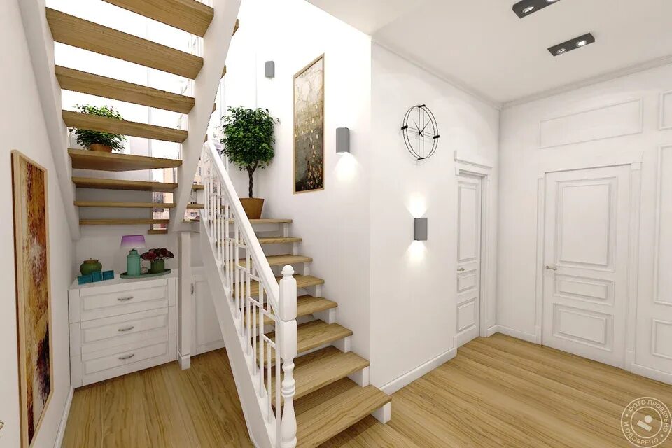 Прихожая на втором этаже фото Hallway design on the second floor (58 Photos)