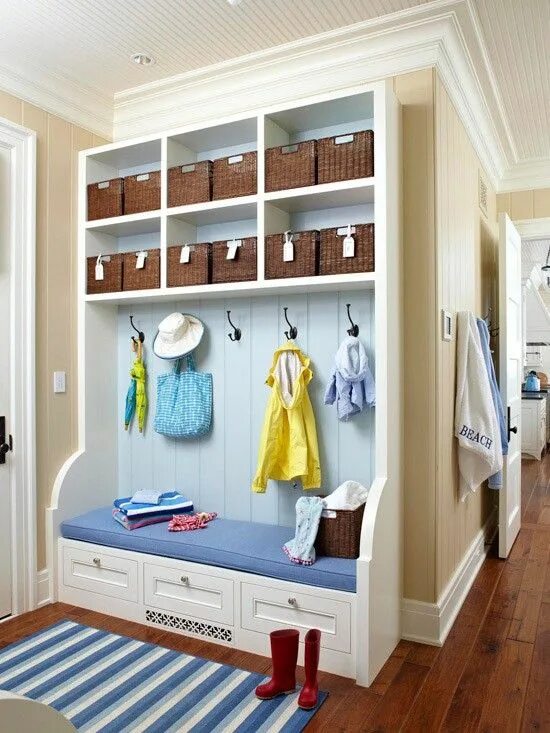 Прихожая в детском оформление 5 Options for Mudroom Flooring BuildDirect ® Blog Mudroom decor, Home, Home deco