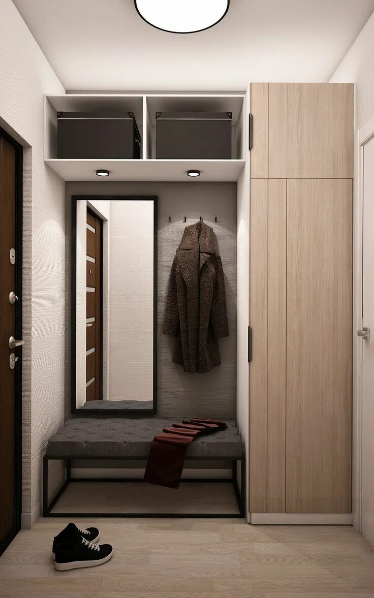 Прихожая в хрущевке интерьер фото реальные Wardrobe interior design, Home hall design, Entrance furniture