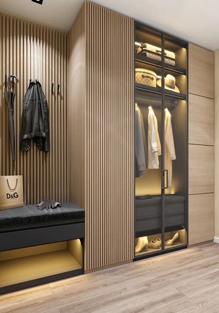 Прихожие 2024 фото цены Прихожая 2022 Лучшие Мировые Интерьеры (80 фото) Wooden wardrobe design, Foyer d