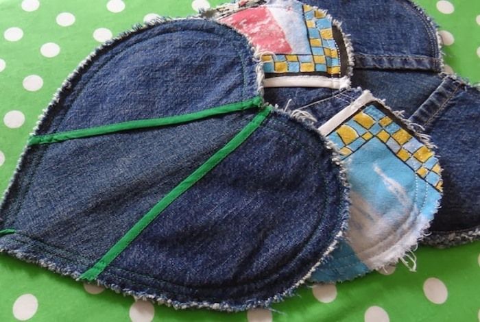 Прихватки из джинсов фото 10 Denim Projects Made from Repurposed Denim Jeans Recycled denim, Denim crafts,