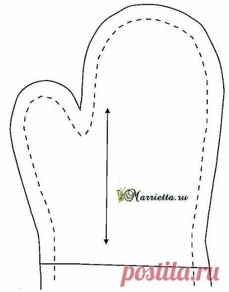 Прихватки варежки своими руками выкройки Шьем прихватку с курочкой Ручная работа Постила