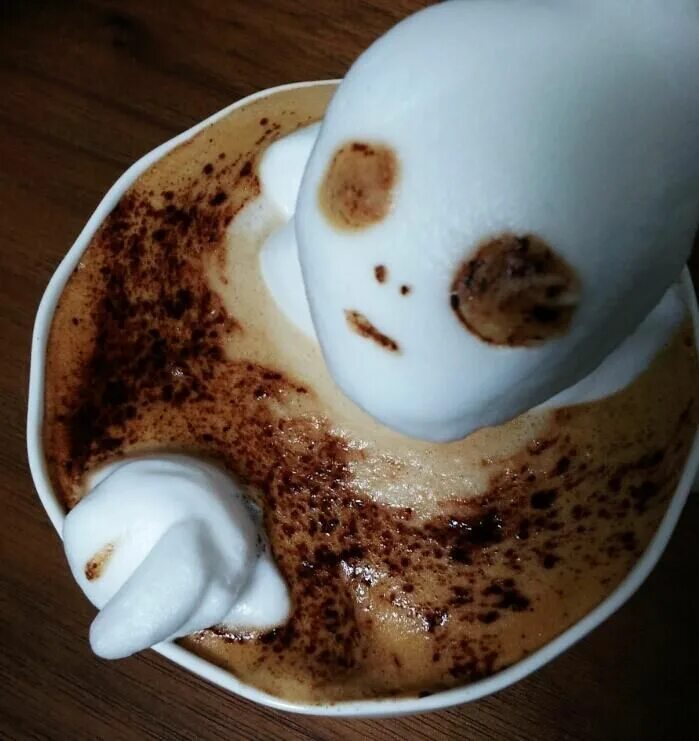 Прикол фото кофе Impressive 3D Latte Art by Kazuki Yamamoto Arte del caffè, Caffè, Arte con latta