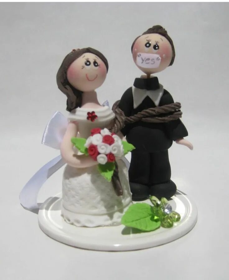 Прикольная картинка с 20 свадьбы Wedding cake topper, funny wedding cake topper, cake topper, groom tied up by br