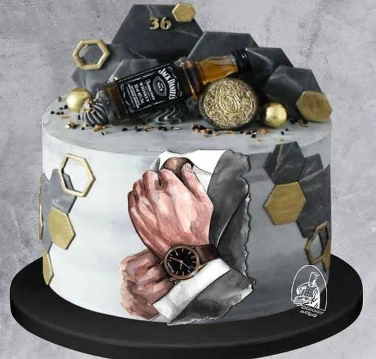 Прикольное оформление торта парню Pin on کیک مردانه Elegant birthday cakes, Birthday cakes for men, Unique birthda