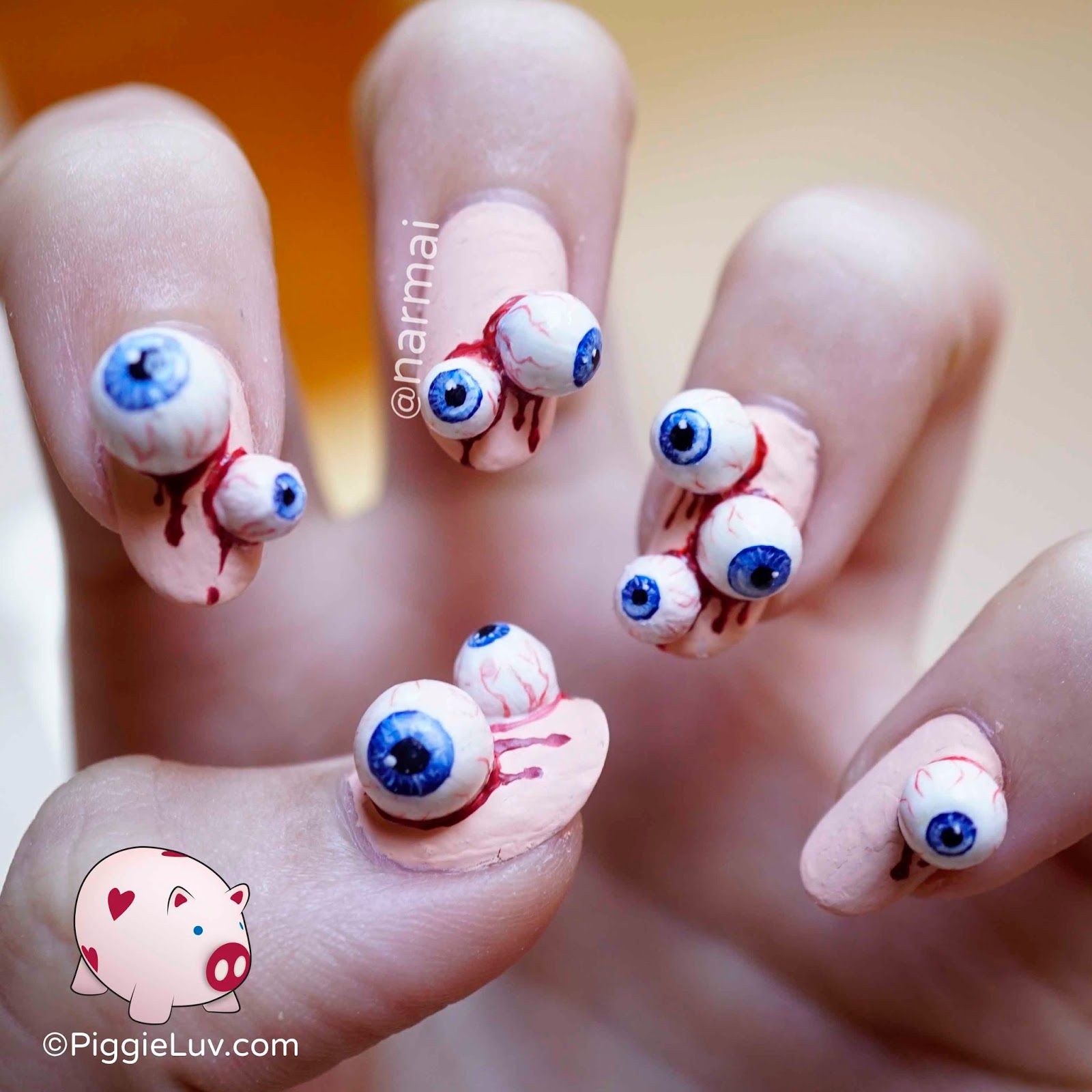 Прикольные идеи для маникюра Nail art gallery Crazy nail designs, Crazy nail art, Pig nail art