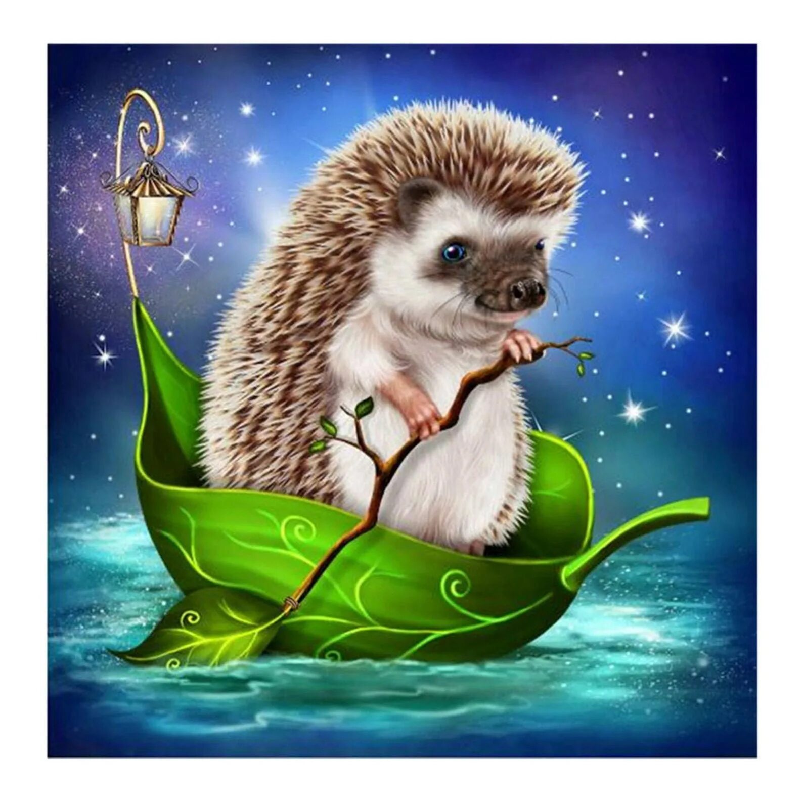 Прикольные картинки добрый вечер ежик Arts & Crafts Liancany Hedgehog 5D Diamond Embroidery Painting DIY Painting Cros