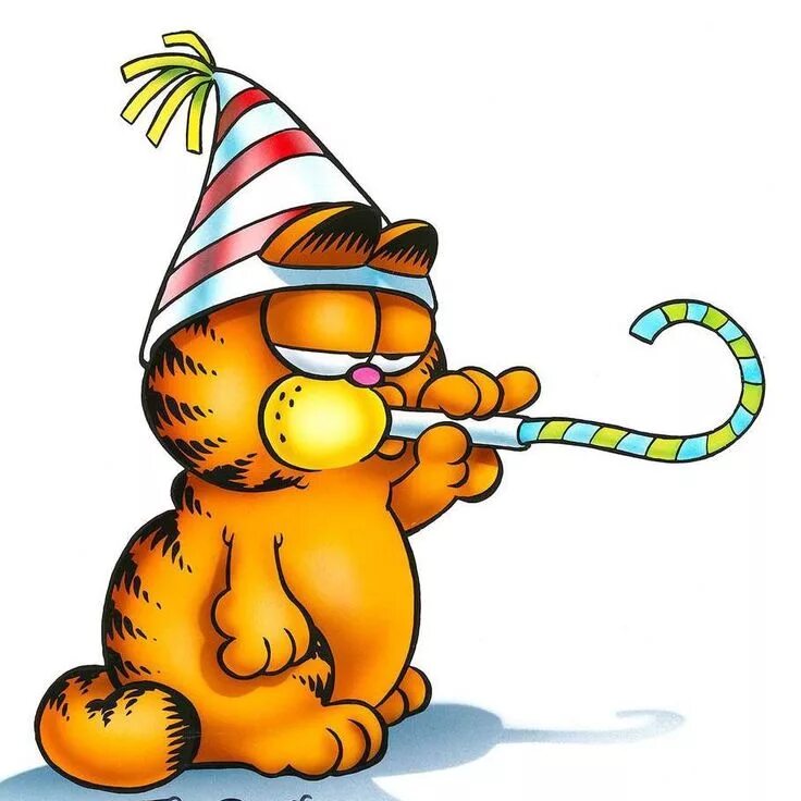 Прикольные картинки с днем кота Happy Birthday! Garfield birthday, Funny birthday cards, Garfield pictures