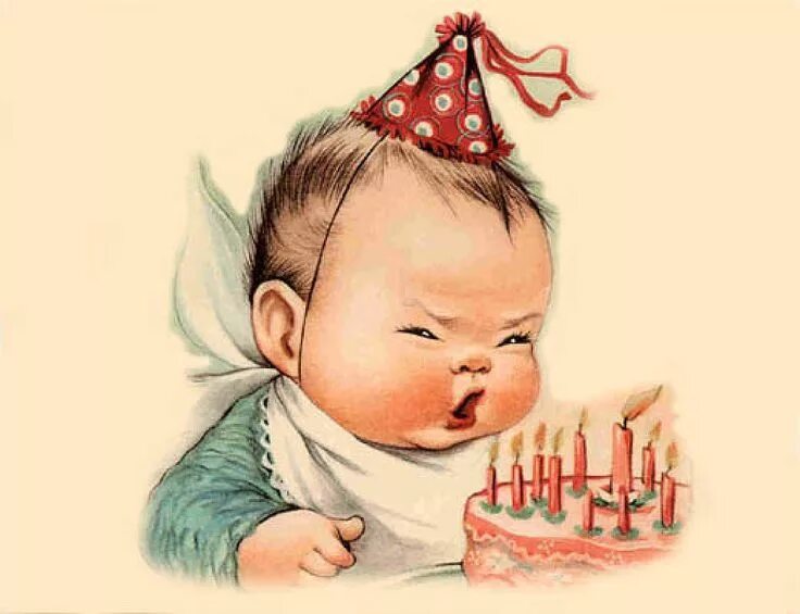 Прикольные картинки с днем рождения с днем рождения Vintage birthday cards, Happy birthday vintage, Happy birthday i