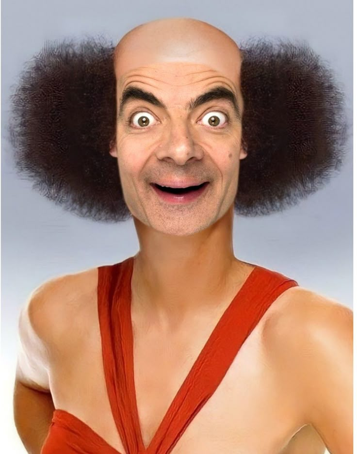 Прикольные короткие прически Mr Bean Funny mugshots, Mr bean, Mug shots