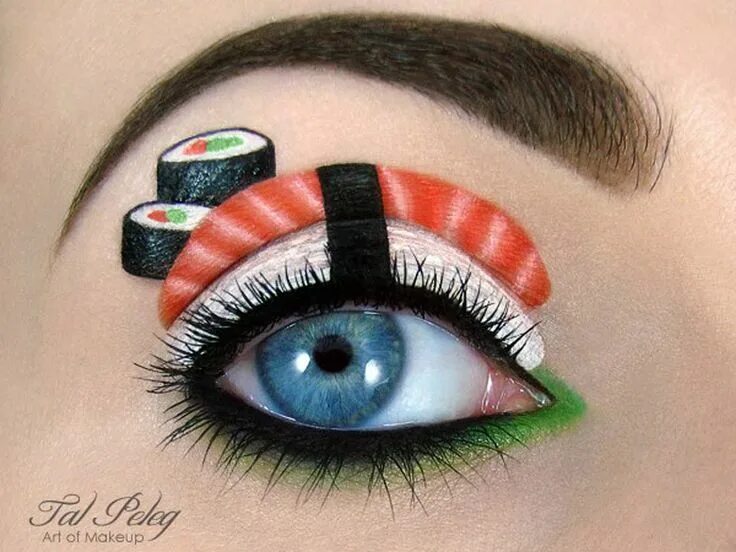 Прикольные легкие макияжи Après le nail art, place à l'eye art Crazy eye makeup, Creative eye makeup, Eye 