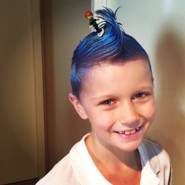 Прикольные прически для 9 лет 20 Best Ideas Crazy Hairstyles for Boys Wacky hair, Wacky hair days, Crazy hair 