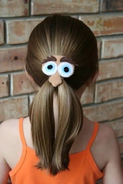 Прикольные прически для девочек на длинные You've Never Seen Crazy Hair Day Ideas as Wacky as These!