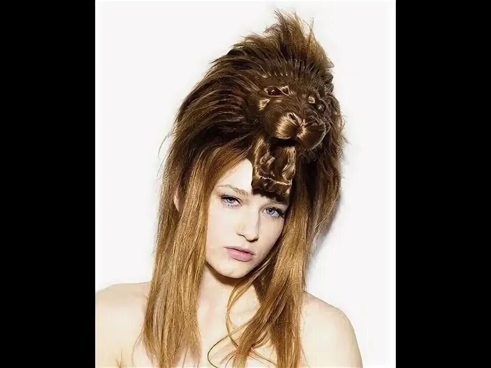 Прикольные прически на средние Hairstyles Funny Fancy Beautiful - YouTube