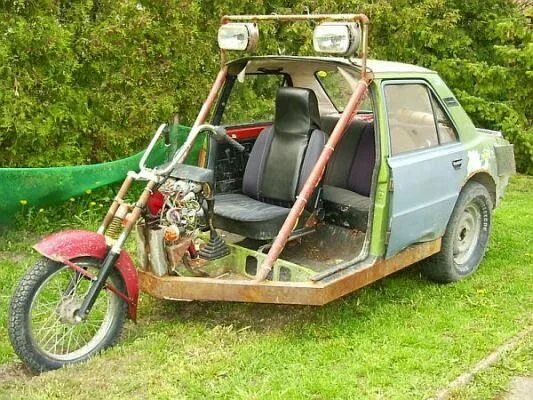 Прикольные самоделки своими руками Motorcycle, Moped, Automobile