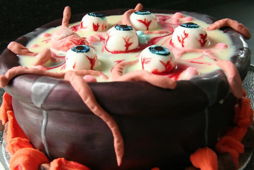 Прикольные торты фото eyeball soup "death by chocolate" (i.e. the most chocolate. Flickr