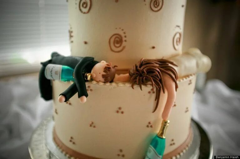 Прикольные торты на свадьбу фото Best Wedding Cake Topper Ideas Pasteles de boda, Novios para pastel, Tartas de b