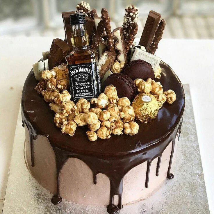 Прикольный декор торта для мужчины Pin on Torta Alcohol cake, Birthday cake chocolate, Easy cake recipes