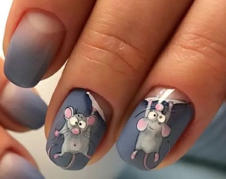 Прикольный дизайн ногтей Pin by Виктория on Ногти Animal nail art, Nail art designs videos, Nail art