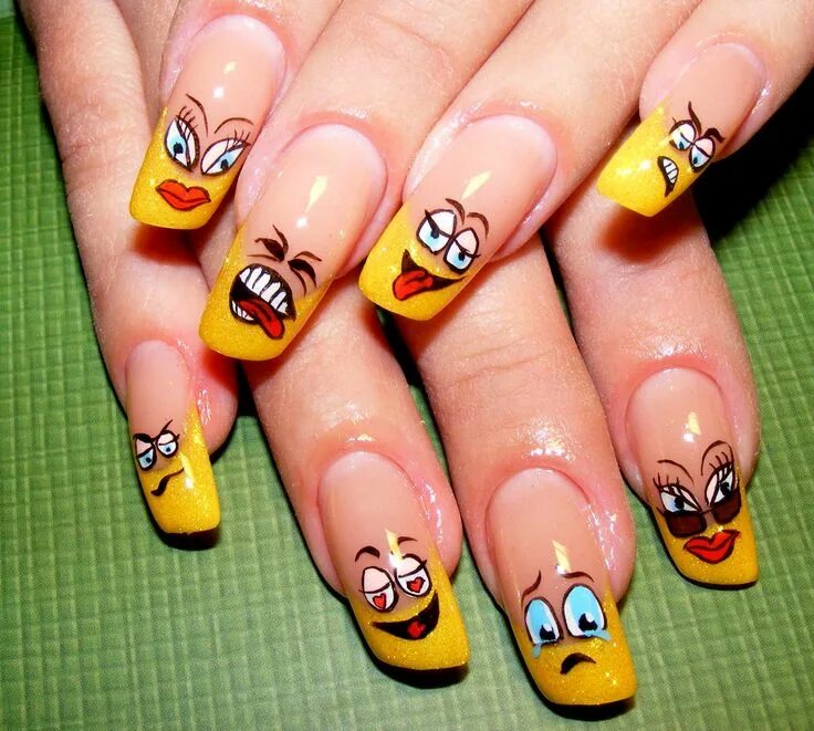 Прикольный красивый маникюр I love it #nails #nailart #nailartwow #manicure #nailarts Cute nails, Trendy nai