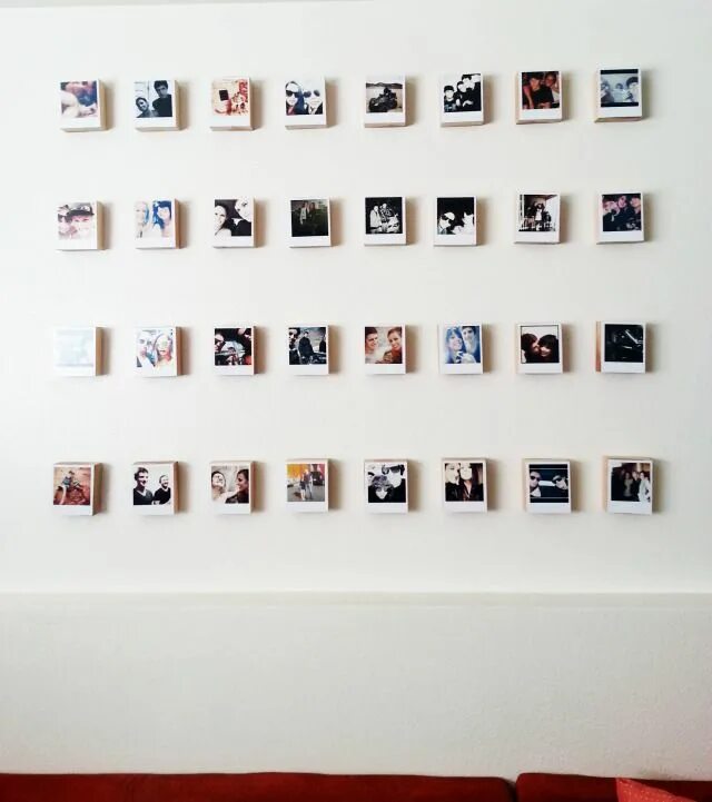 Прикрепить фото на стену DIY Projects - DIY Photo Displays I’m getting ready to move into... M&D Polaroid