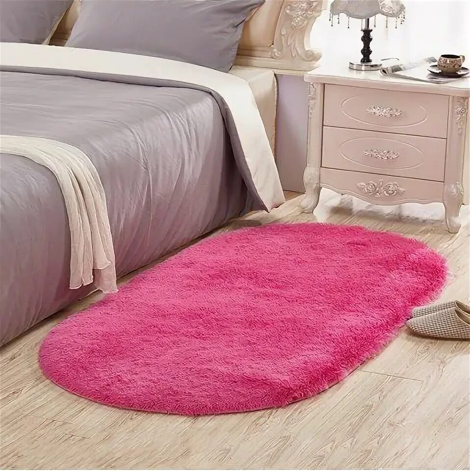 Прикроватные коврики для спальни фото 2019 Home Floor Rug Modern Simple Solid Supple Comfy Bedside Mat Rosegal.com Mob