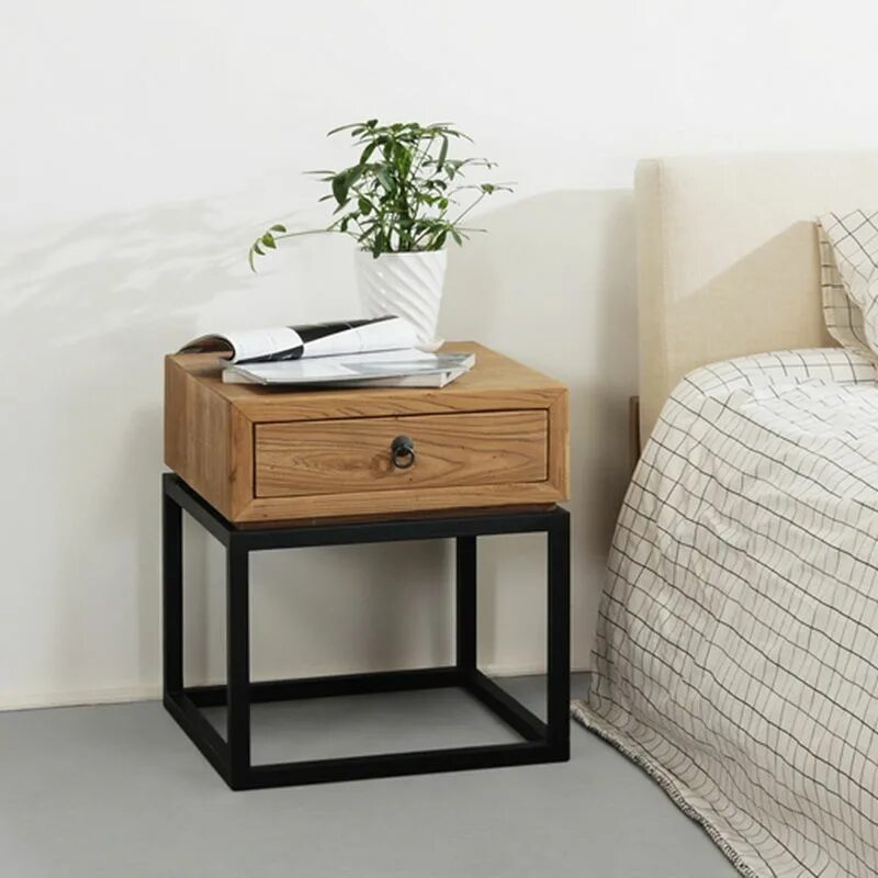 Прикроватные тумбы в стиле лофт 淘 宝 网 - 淘.我 喜 欢 Bedside table small space, Side tables bedroom, Diy furniture de