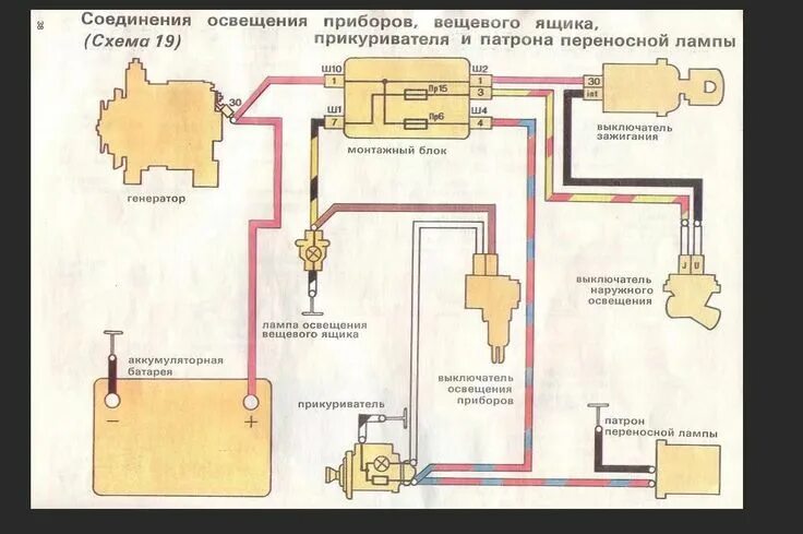 Прикуриватель ваз 2107 схема подключения проводов Pin by Ach on автомобильные.тракторные электро схемы Floor plans, Shema, Diagram