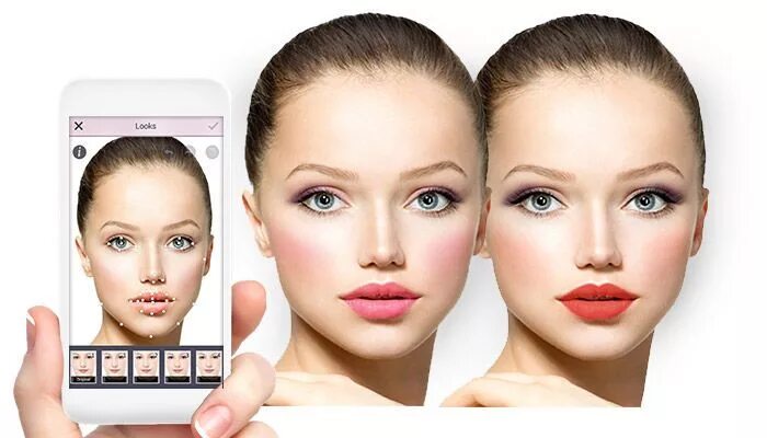 Приложение делать макияж на фото Makeover-Assisting Apps Application beauté, Astuce maquillage, Idée maquillage