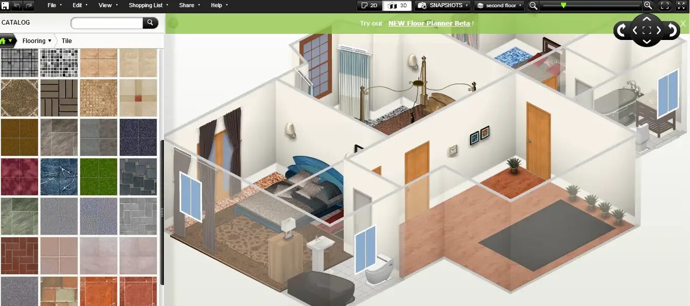 Приложение дизайнер интерьера бесплатное Free Floor Plan Software - Homestyler Review