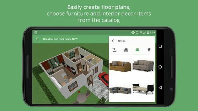 Приложение для дизайна квартиры андроид Planner 5D - Interior Design v1.5.22 FULL APK APKBOO