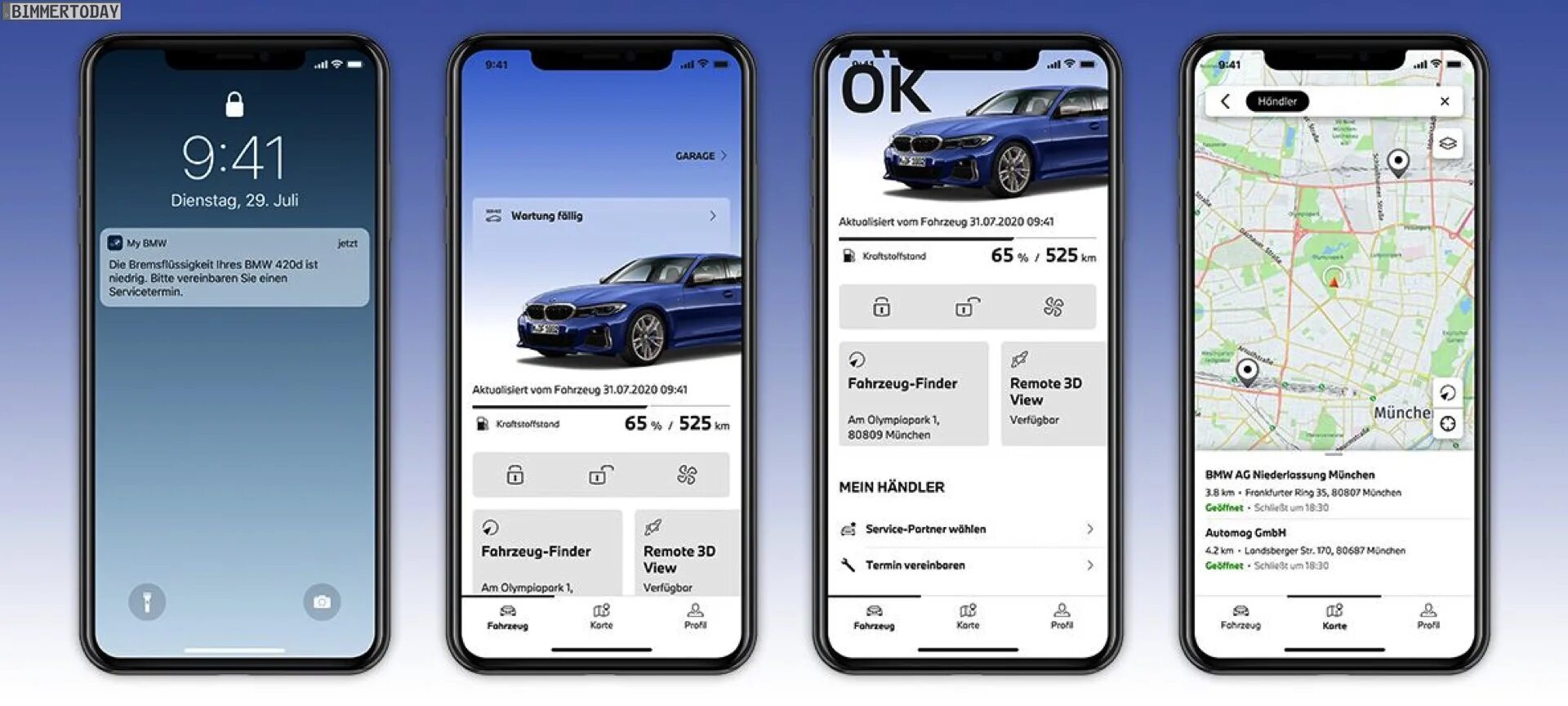 Приложение для фото автомобилей My bmw connecteddrive de - КарЛайн.ру