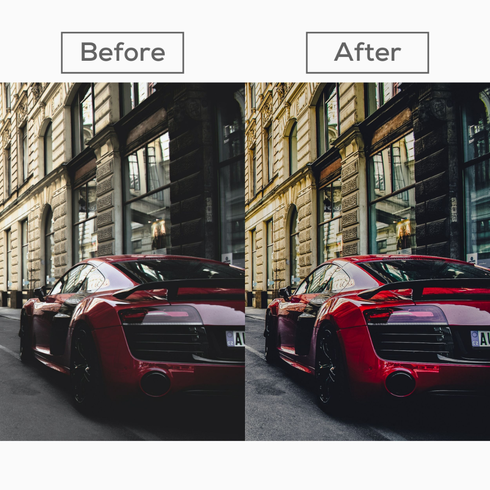 Приложение для фото автомобилей 10 Lightroom Mobile and Desktop Presets for Car Photography