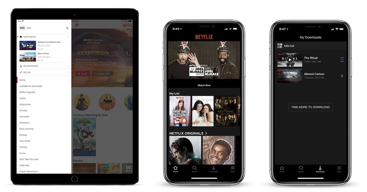 Приложение для фото на айфон бесплатно Netflix Rolling Out iOS Update That Adds Bottom Tab Bar for Easier Navigation Ma