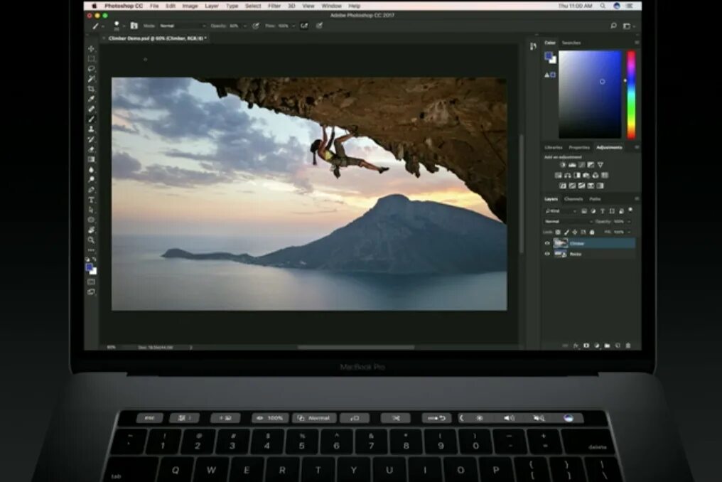 Приложение для фото на ноутбук Here’s how Photoshop will work with the new MacBook Pro Touch Bar Macworld