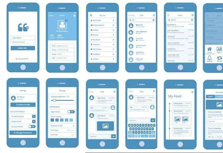 Приложение для красивого оформления текста 50 Free Wireframe Templates for Mobile, Web and UX Design Learn ui design, Wiref