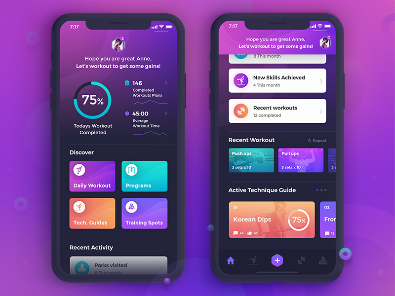 Приложение для красивого оформления текста BEAST BARZ - Home screen Mobile app design inspiration, Mobile app design, App d