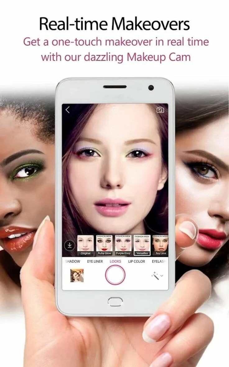 Приложение для макияжа на фото андроид The Virtual Makeup App That Also Tracks How Well Your Skin Care Routine is Worki