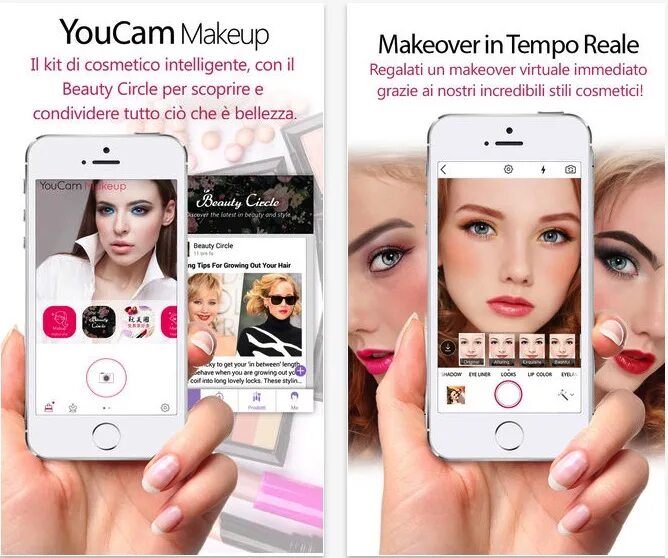 Приложение для макияжа на фото айфон YouCam Makeup: prova nuovi look direttamente su iPhone!