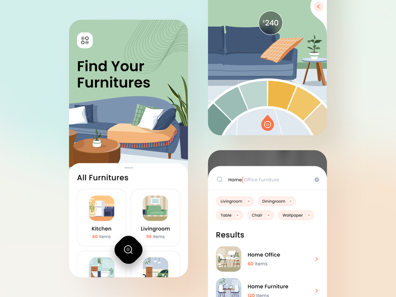 Приложение для мебели в интерьере Pin on Ui iDEA