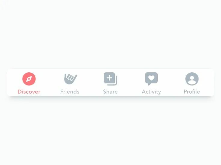 Приложение для оформления фото Tab Bar Icons - App Interface Design