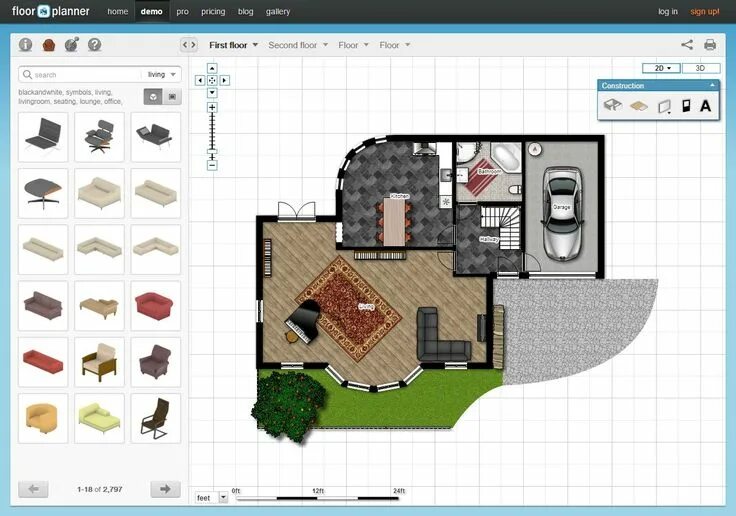 Приложение для планировки комнаты скачать бесплатно 6 Free Online Room Design Software Applications Room design software, Floor plan